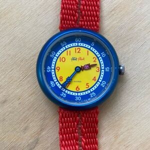 Vintage Flik Flak Swatch Kids Watch 1980s